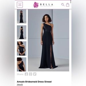 Amsale Bella Bridesmaid Dress